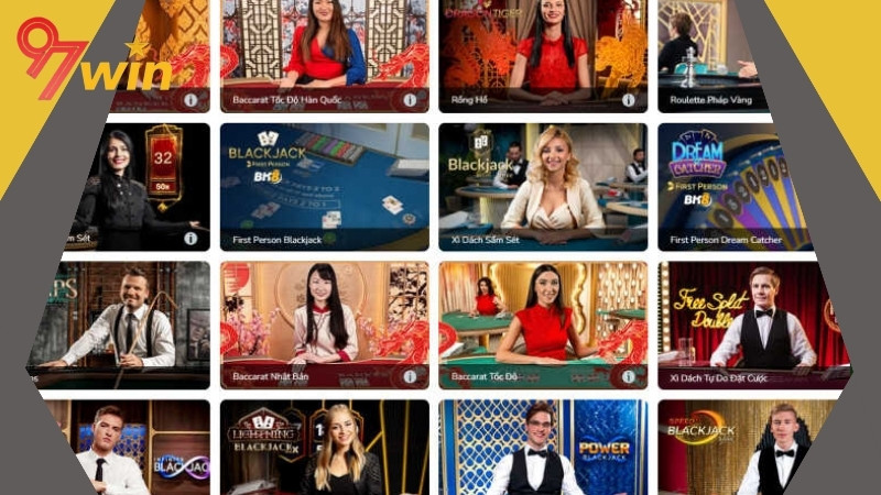 Khám phá sảnh Live Casino 97Win